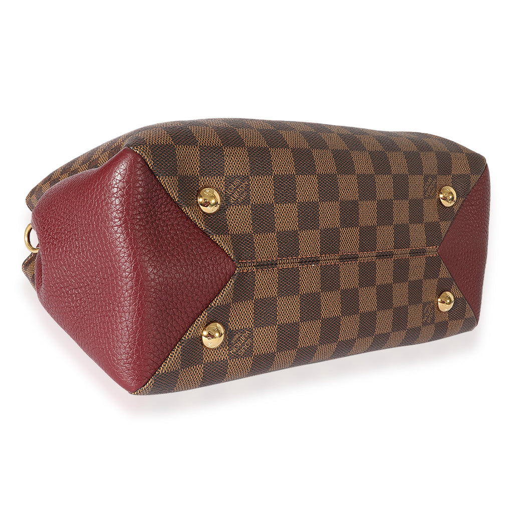 Louis Vuitton Louis Vuitton Damier Ebene Canvas & Bordeaux Leather Brittany