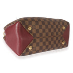 Louis Vuitton Louis Vuitton Damier Ebene Canvas & Bordeaux Leather Brittany