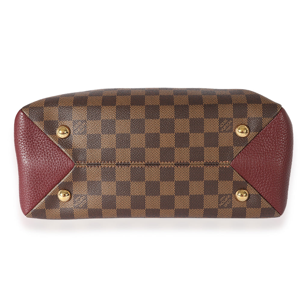 Louis Vuitton Louis Vuitton Damier Ebene Canvas & Bordeaux Leather Brittany