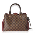 Louis Vuitton Louis Vuitton Damier Ebene Canvas & Bordeaux Leather Brittany