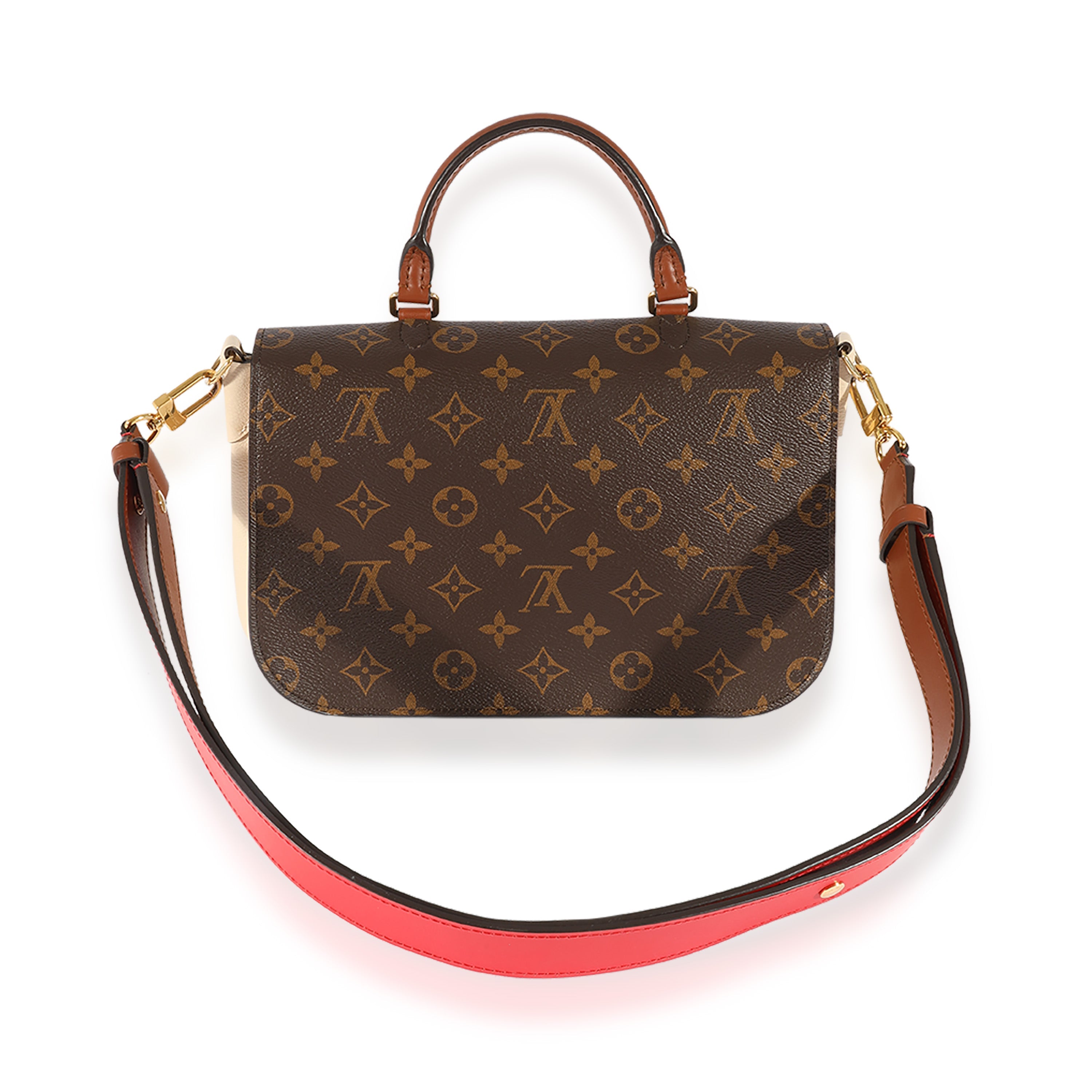 Louis Vuitton Louis Vuitton Monogram Canvas & Beige Leather Vaugirard Shoulder Bag