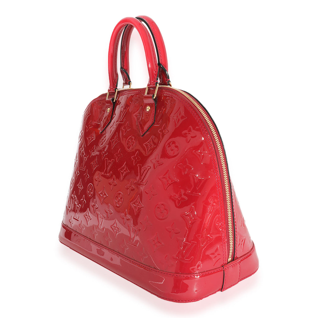 Louis Vuitton Louis Vuitton Cerise Monogram Vernis Alma MM