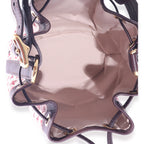 Louis Vuitton Louis Vuitton Burgundy Monogram Canvas Mini Lin Noelie Bucket Bag