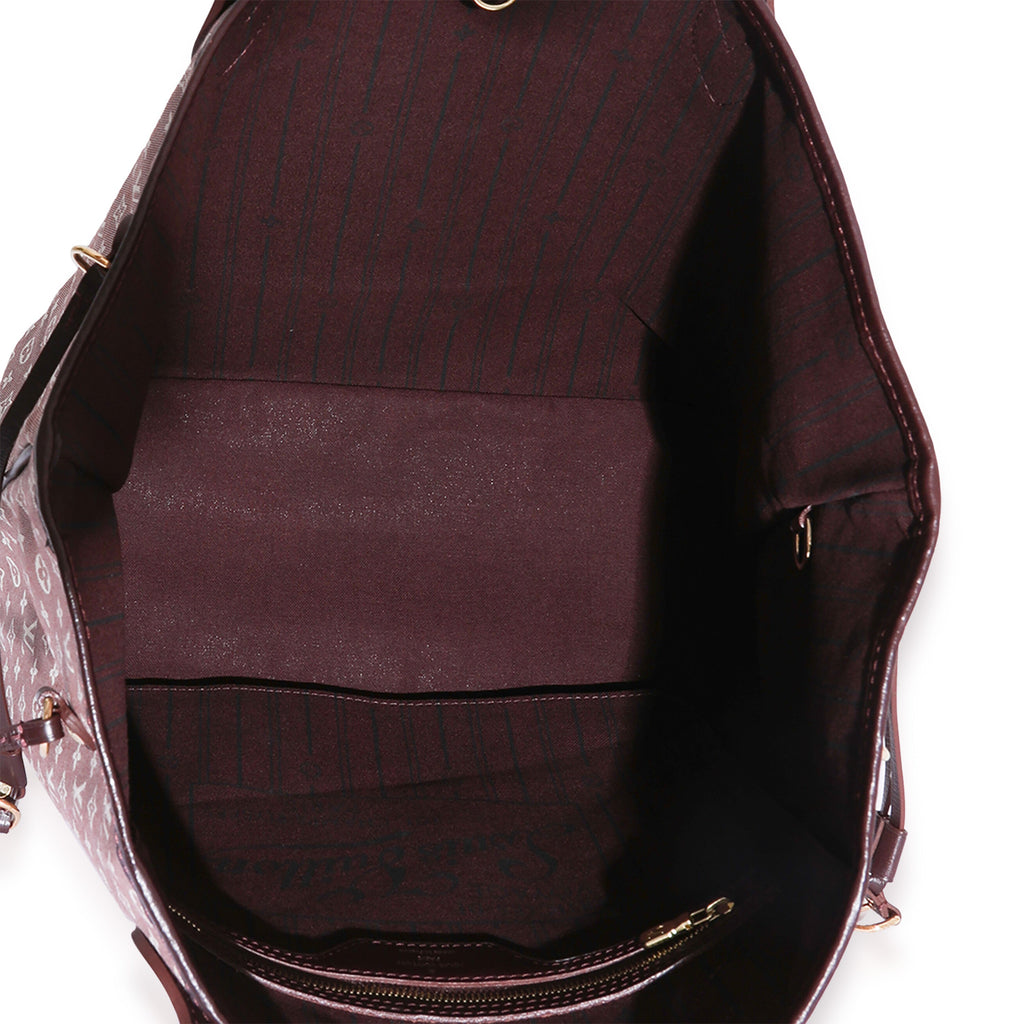 Louis Vuitton Louis Vuitton Sepia Bordeaux Mini Lin Idylle Neverfull MM