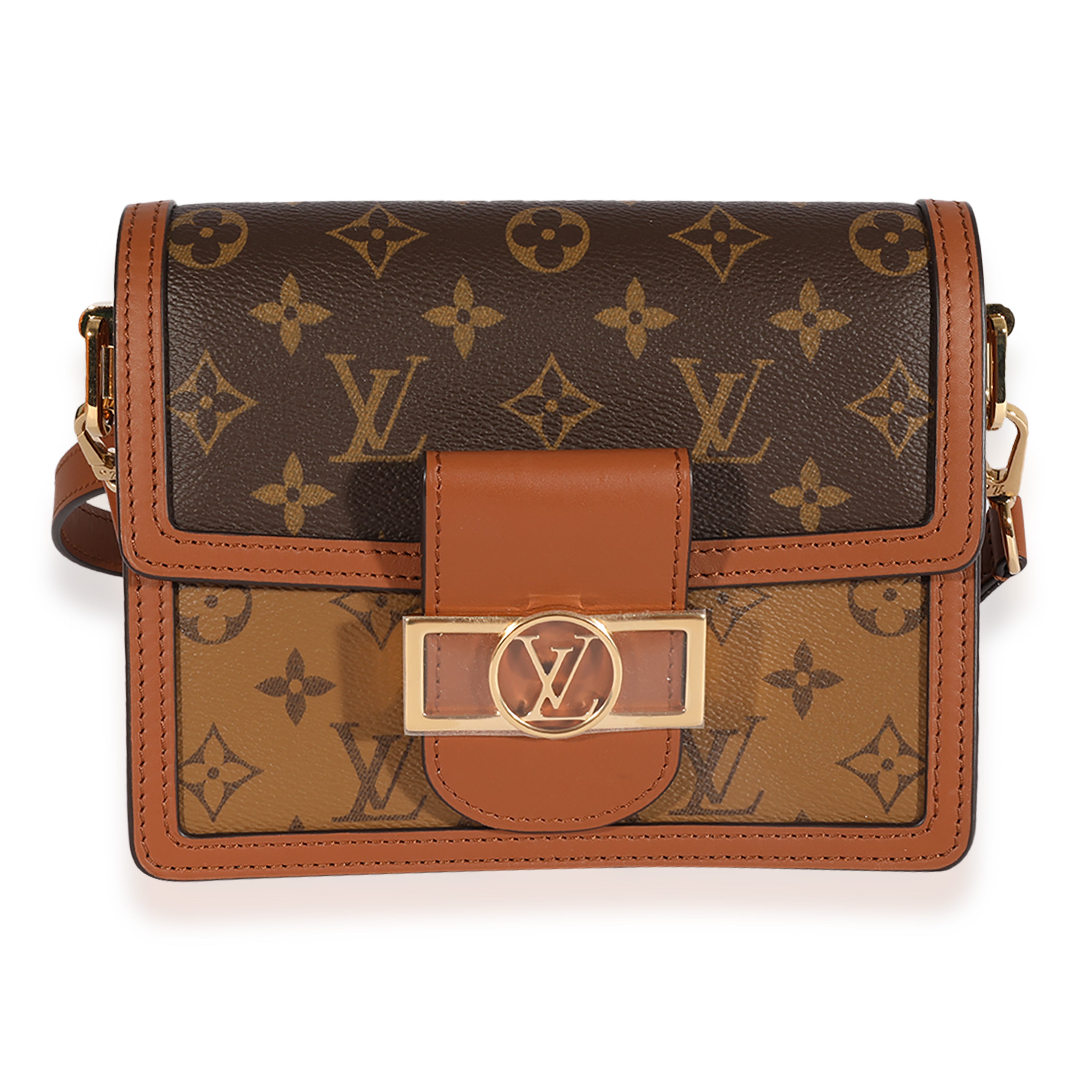 Louis Vuitton Louis Vuitton Monogram & Monogram Reverse Canvas Mini Dauphine Bag
