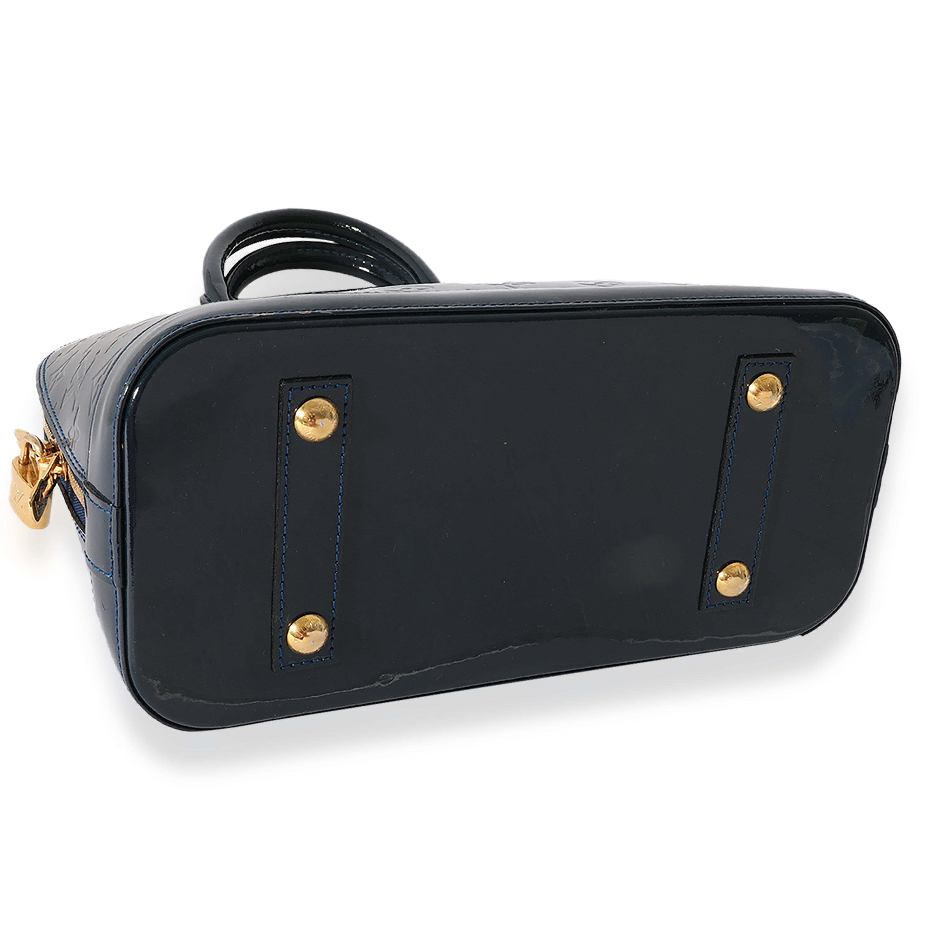 Louis Vuitton Louis Vuitton Bleu Nuit Vernis Alma PM