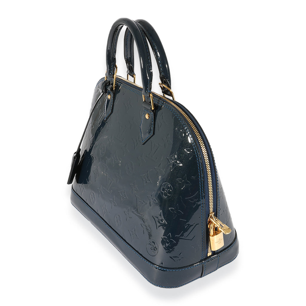 Louis Vuitton Louis Vuitton Bleu Nuit Vernis Alma PM