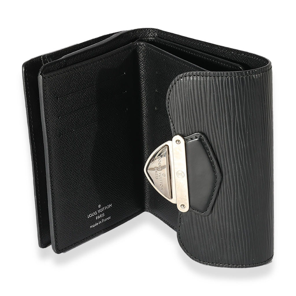 Louis Vuitton Louis Vuitton Black Epi Joey Wallet