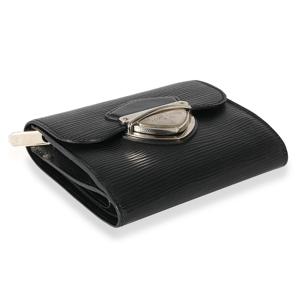 Louis Vuitton Louis Vuitton Black Epi Joey Wallet