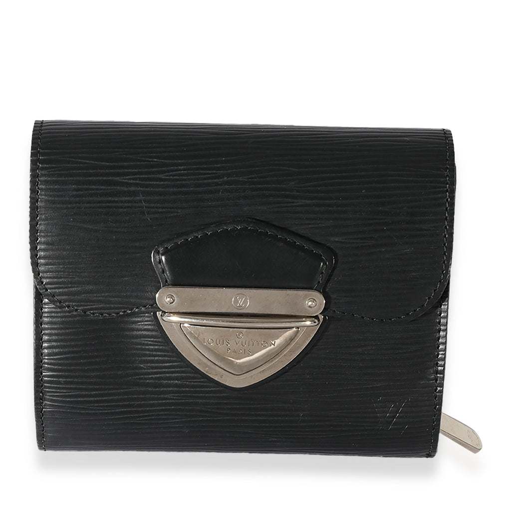 Louis Vuitton Louis Vuitton Black Epi Joey Wallet