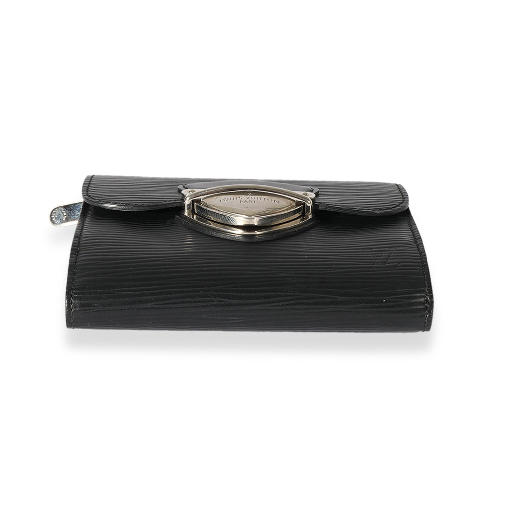 Louis Vuitton Louis Vuitton Black Epi Joey Wallet