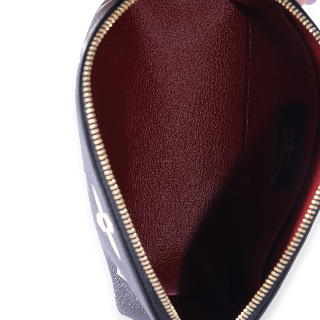 Louis Vuitton Louis Vuitton Black Giant Monogram Pochette Cosmetique