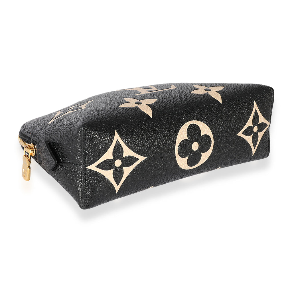Louis Vuitton Louis Vuitton Black Giant Monogram Pochette Cosmetique