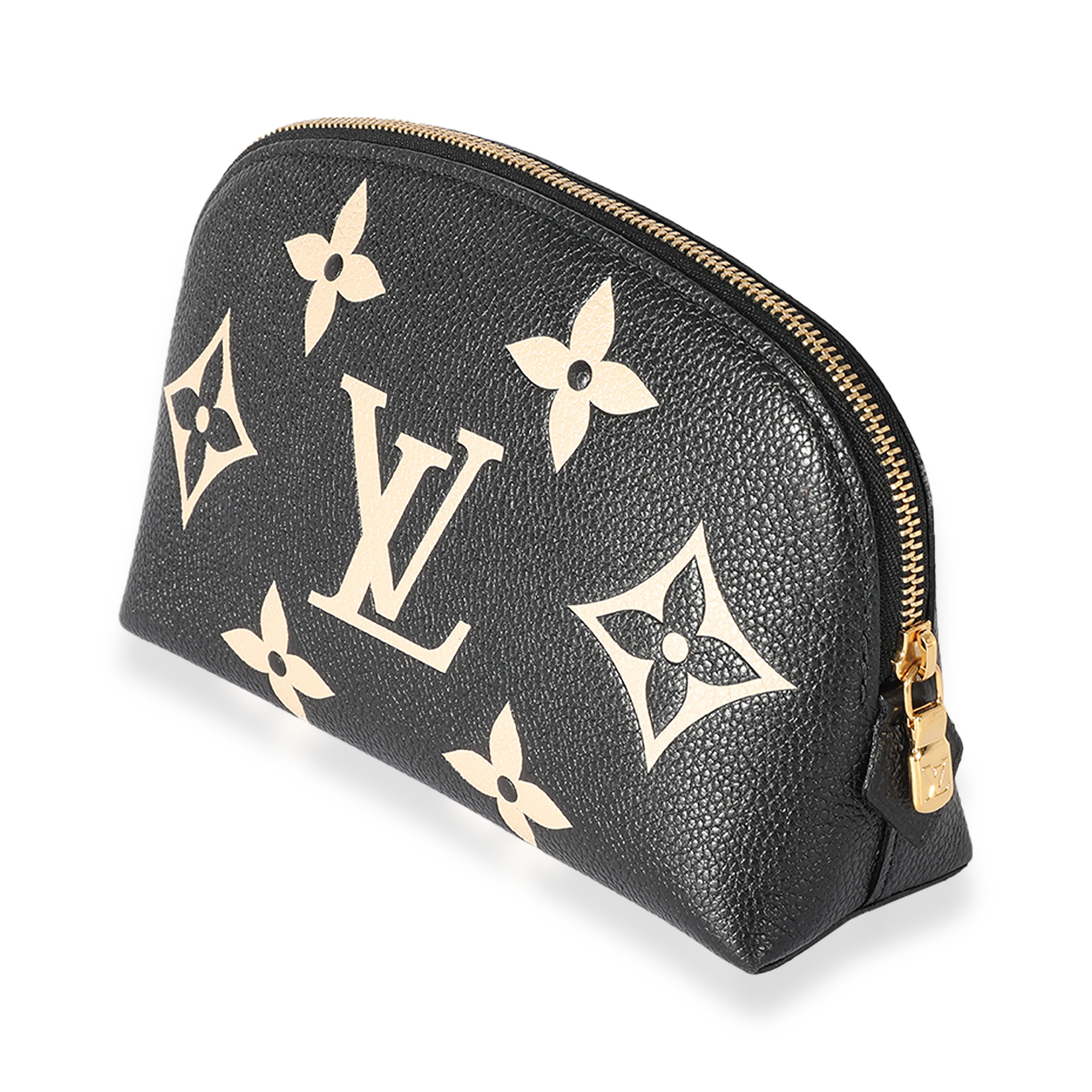 Louis Vuitton Louis Vuitton Black Giant Monogram Pochette Cosmetique