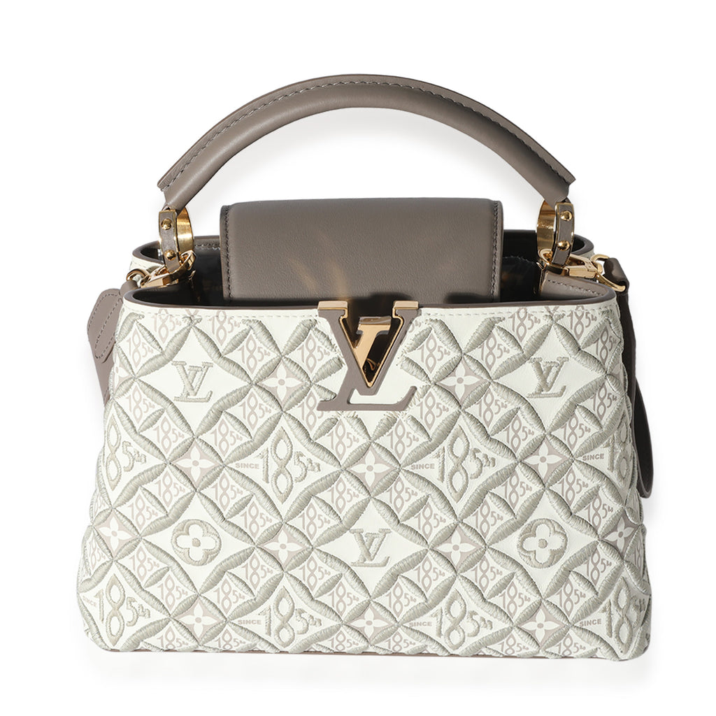 Louis Vuitton Louis Vuitton Taupe Leather Since 1854 Capucines BB