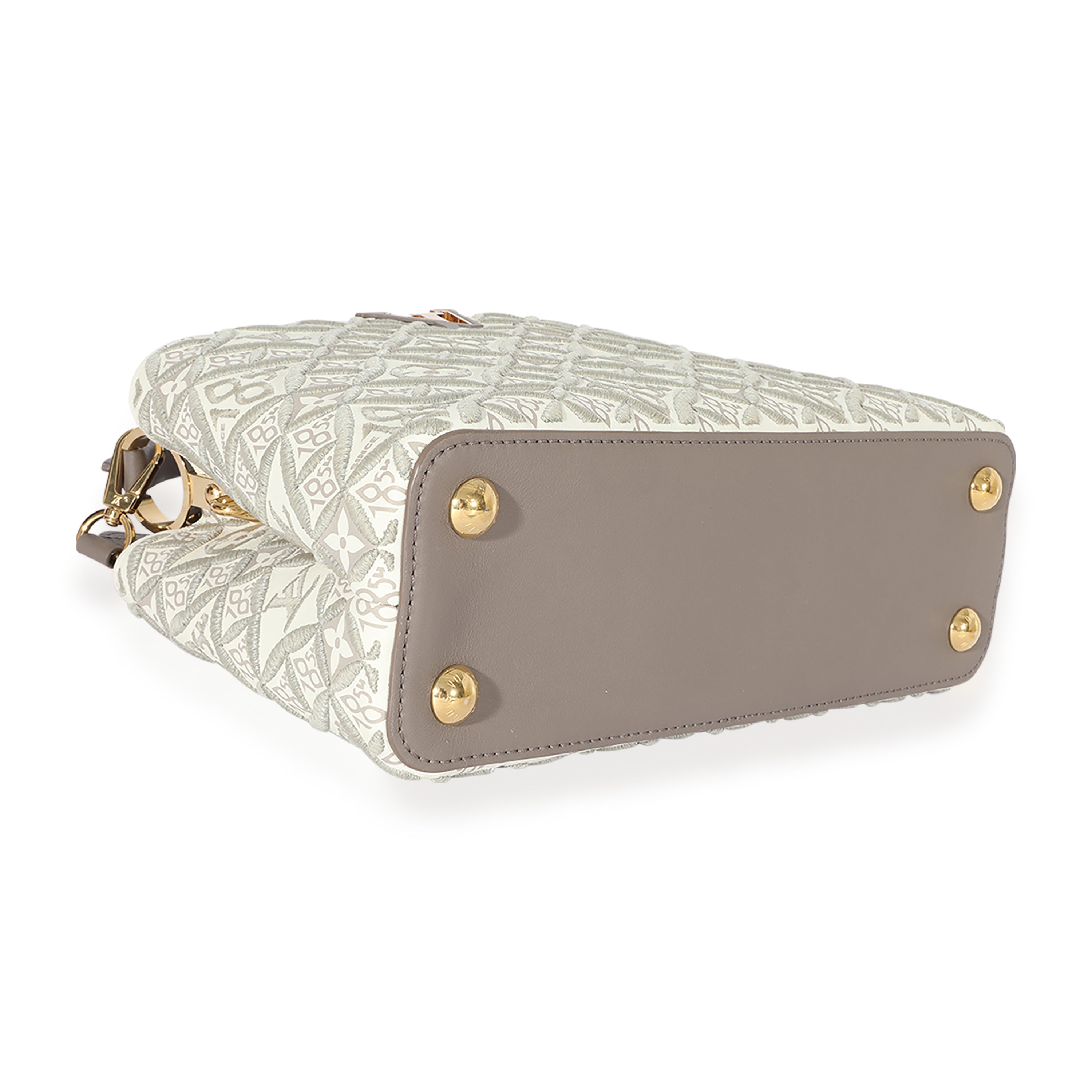 Louis Vuitton Louis Vuitton Taupe Leather Since 1854 Capucines BB