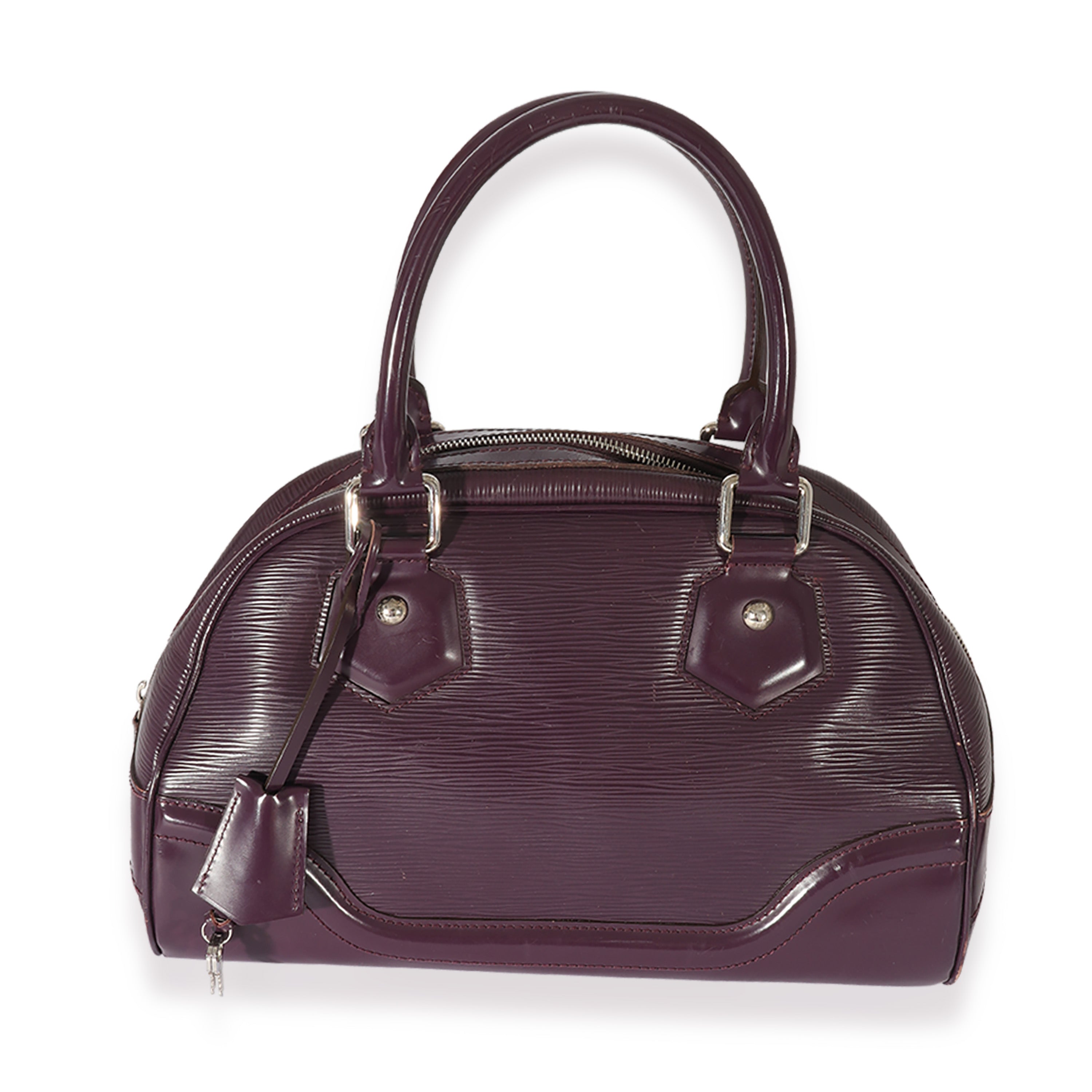 Louis Vuitton Louis Vuitton Purple Epi Bowling Montaigne PM