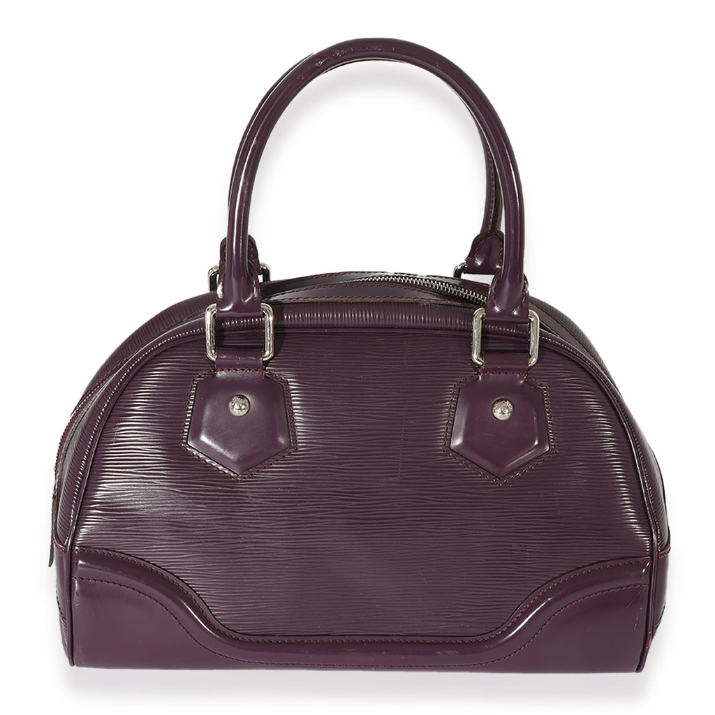 Louis Vuitton Louis Vuitton Purple Epi Bowling Montaigne PM