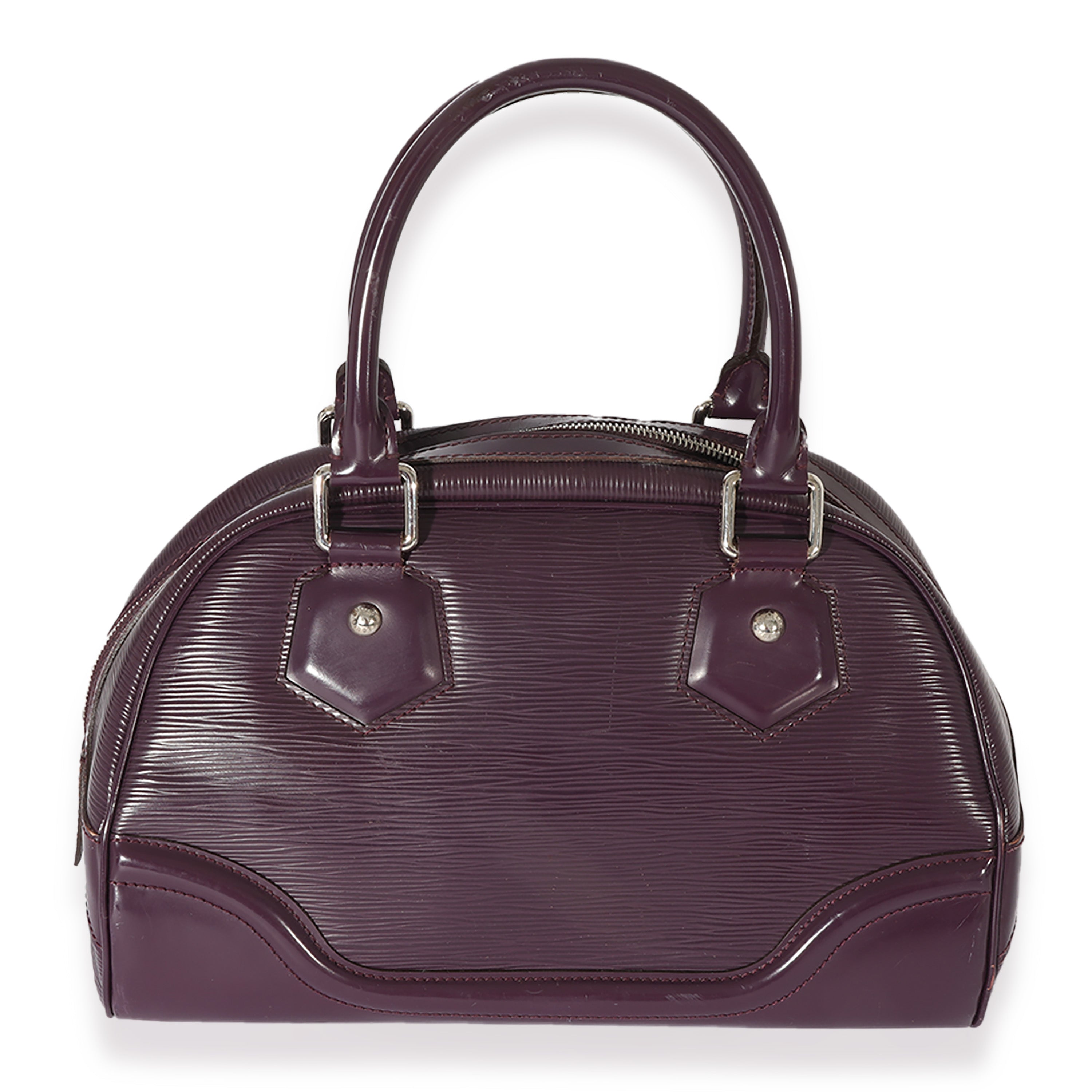 Louis Vuitton Louis Vuitton Purple Epi Bowling Montaigne PM