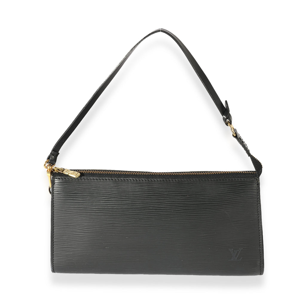 Louis Vuitton Louis Vuitton Black Epi Pochette Accessories