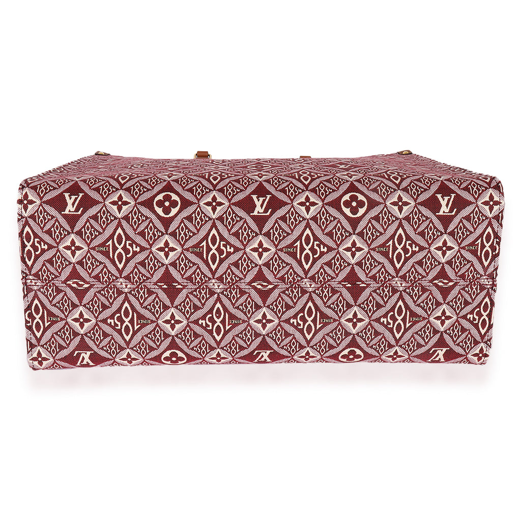 Louis Vuitton Louis Vuitton Bordeaux Jacquard Since 1854 Onthego GM
