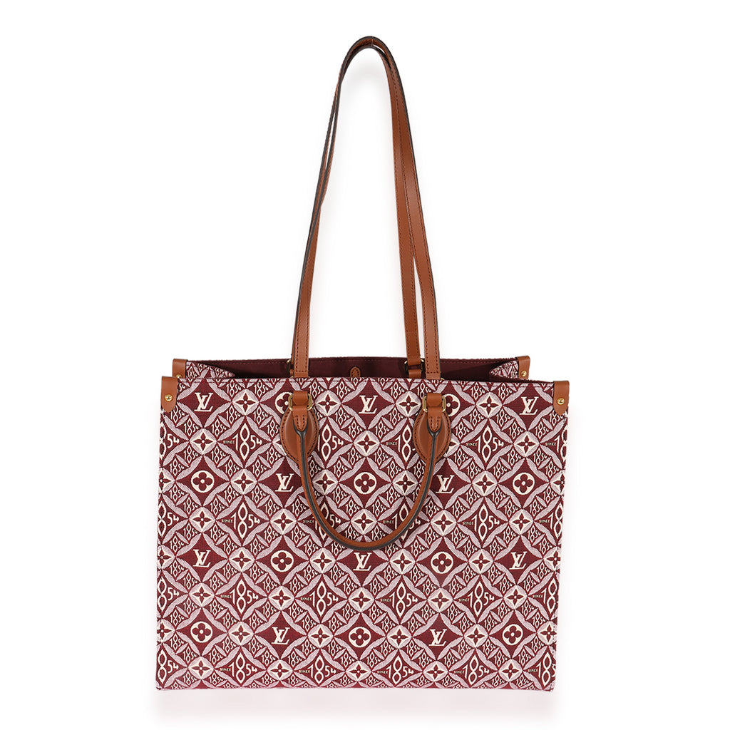 Louis Vuitton Louis Vuitton Bordeaux Jacquard Since 1854 Onthego GM