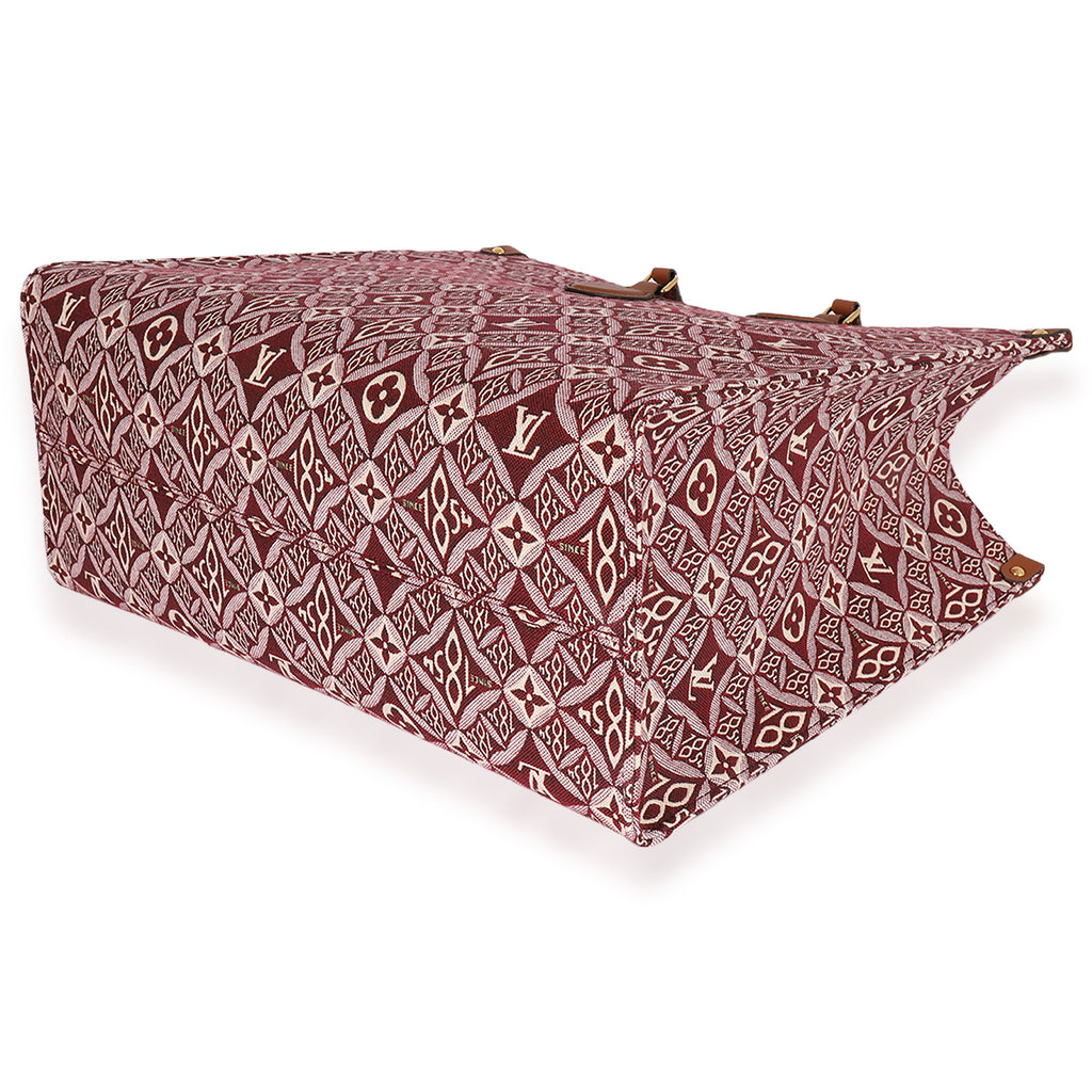 Louis Vuitton Louis Vuitton Bordeaux Jacquard Since 1854 Onthego GM