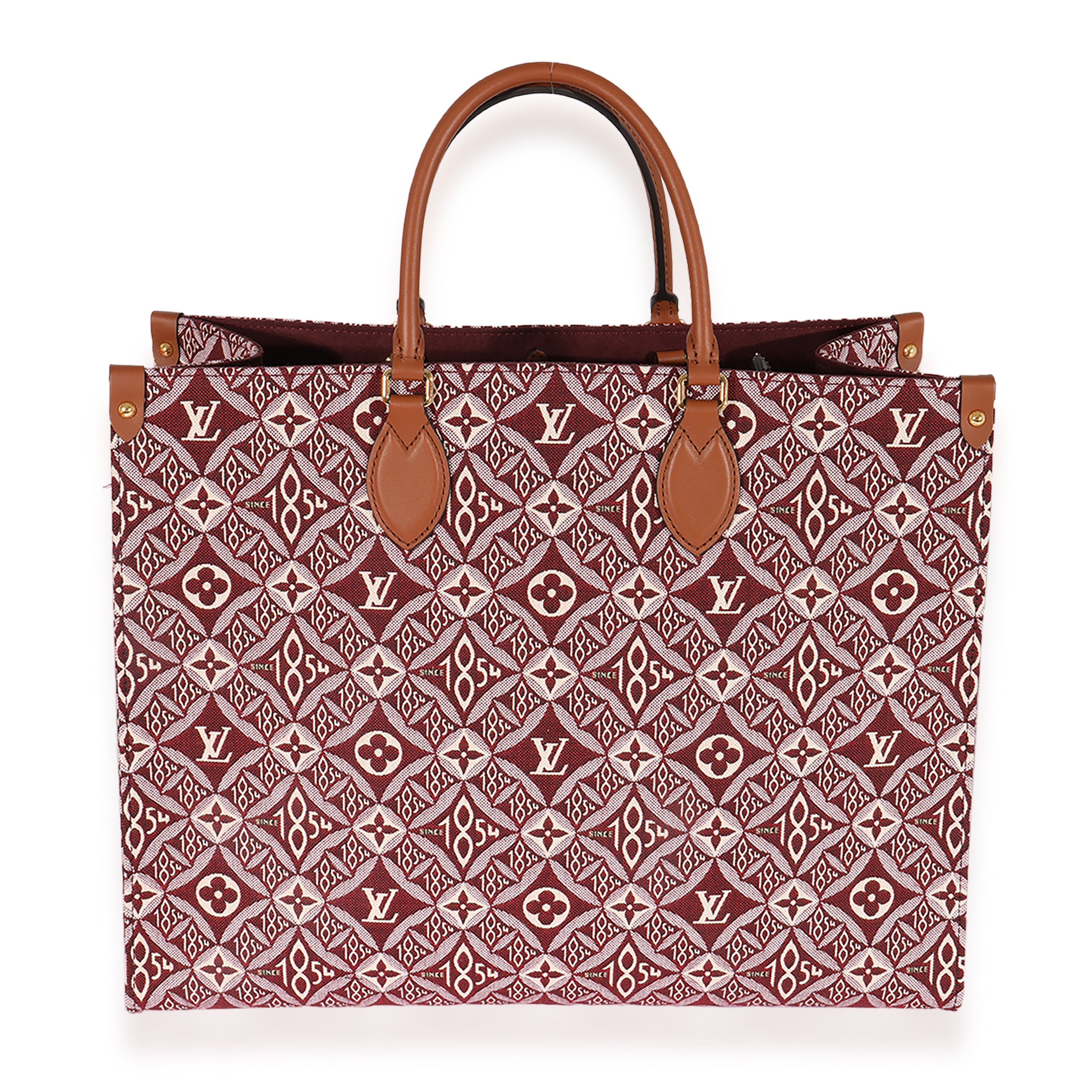 Louis Vuitton Louis Vuitton Bordeaux Jacquard Since 1854 Onthego GM