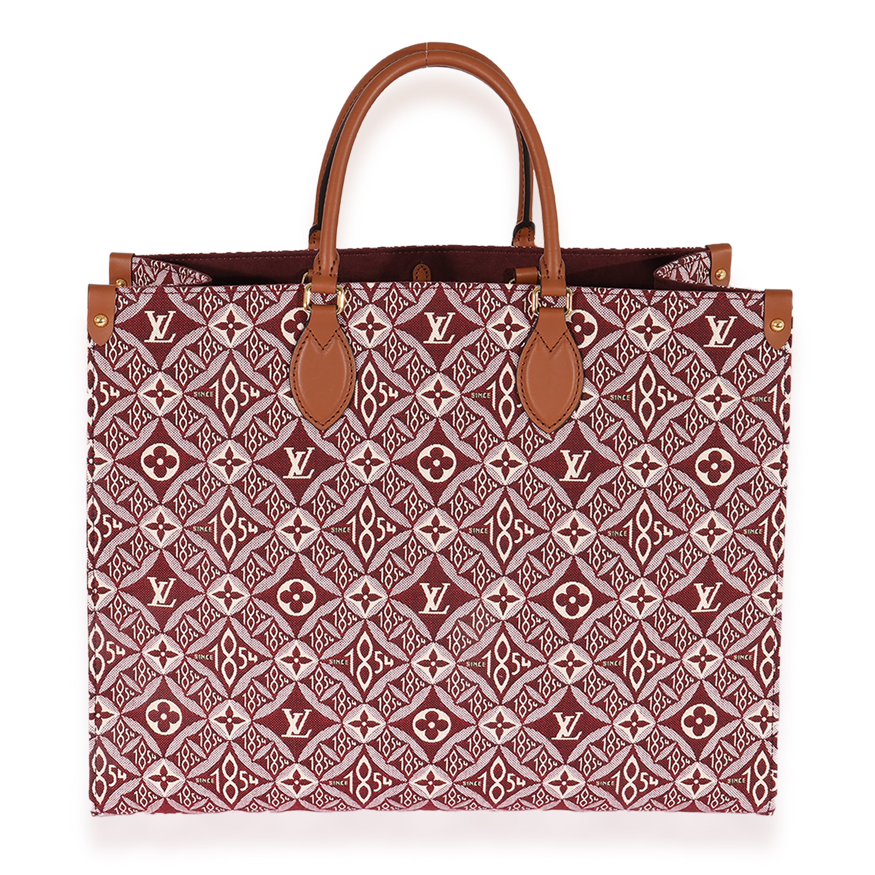 Louis Vuitton Louis Vuitton Bordeaux Jacquard Since 1854 Onthego GM