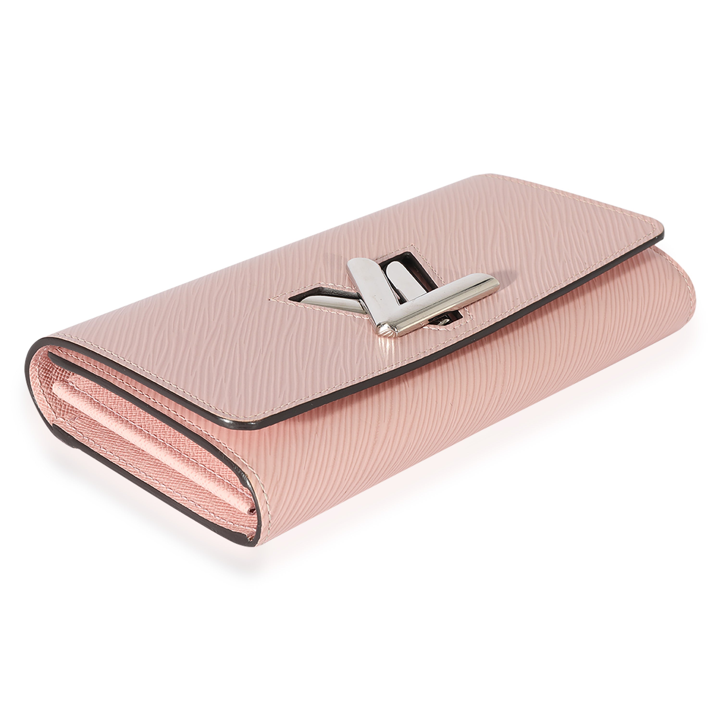 Louis Vuitton Louis Vuitton Rose Epi Leather Twist Wallet