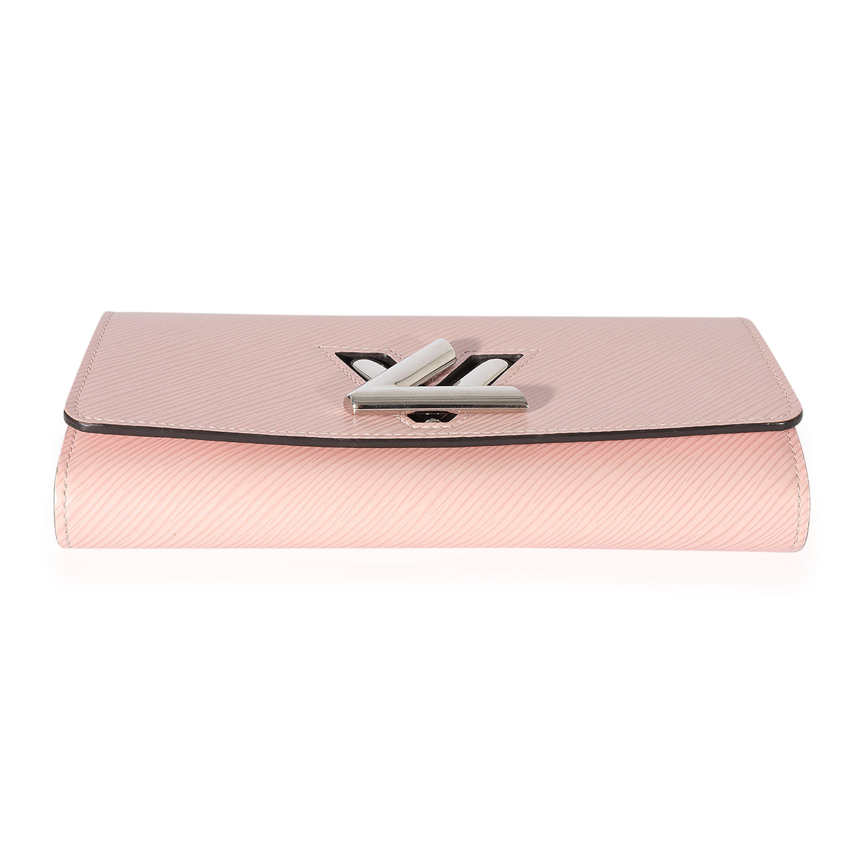 Louis Vuitton Louis Vuitton Rose Epi Leather Twist Wallet