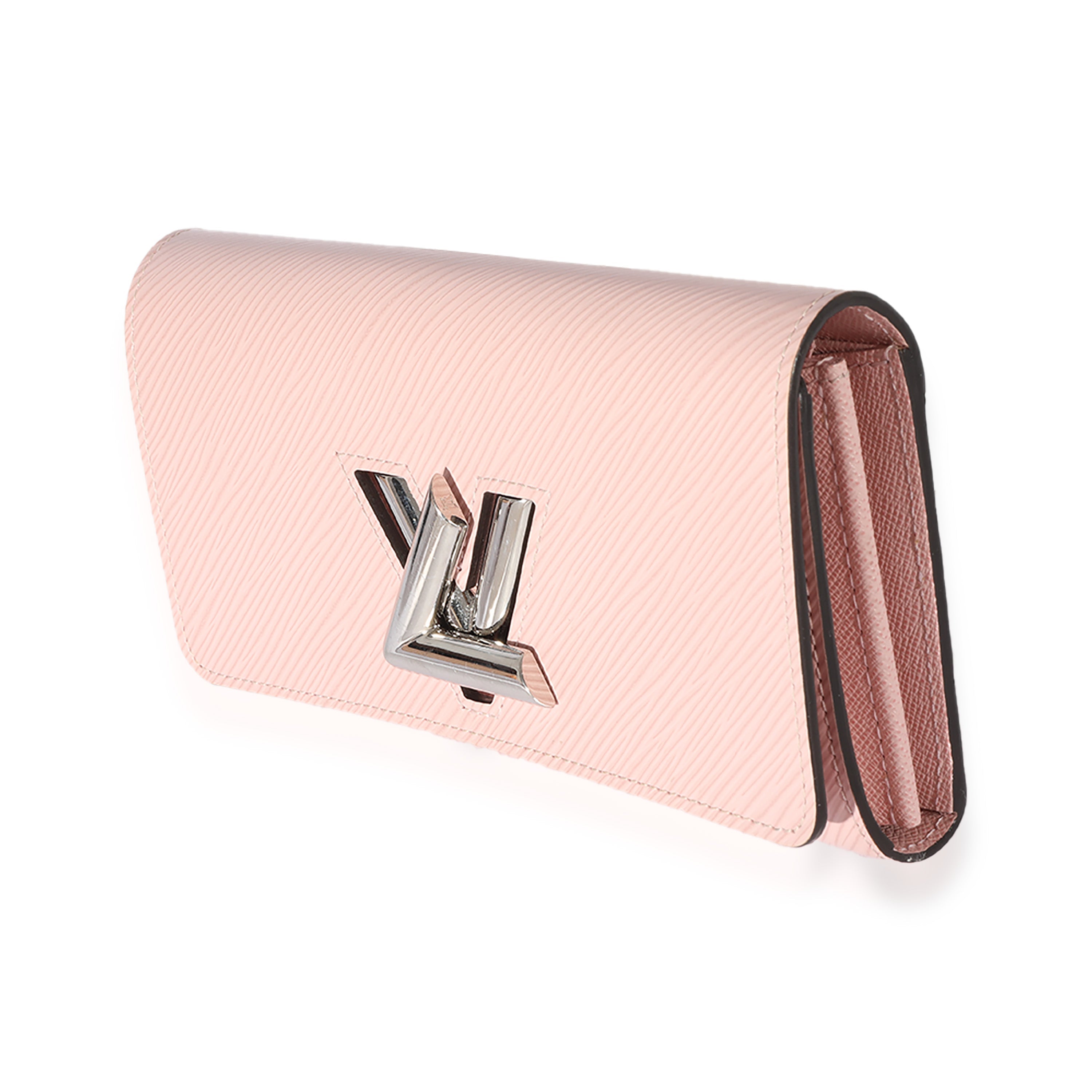 Louis Vuitton Louis Vuitton Rose Epi Leather Twist Wallet