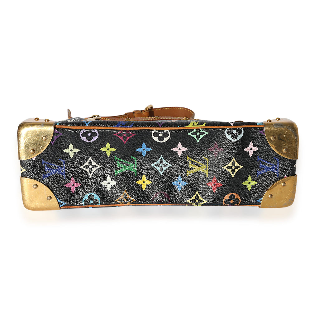 Louis Vuitton Louis Vuitton x Takashi Murakami Black Monogram Multicolore Boulogne