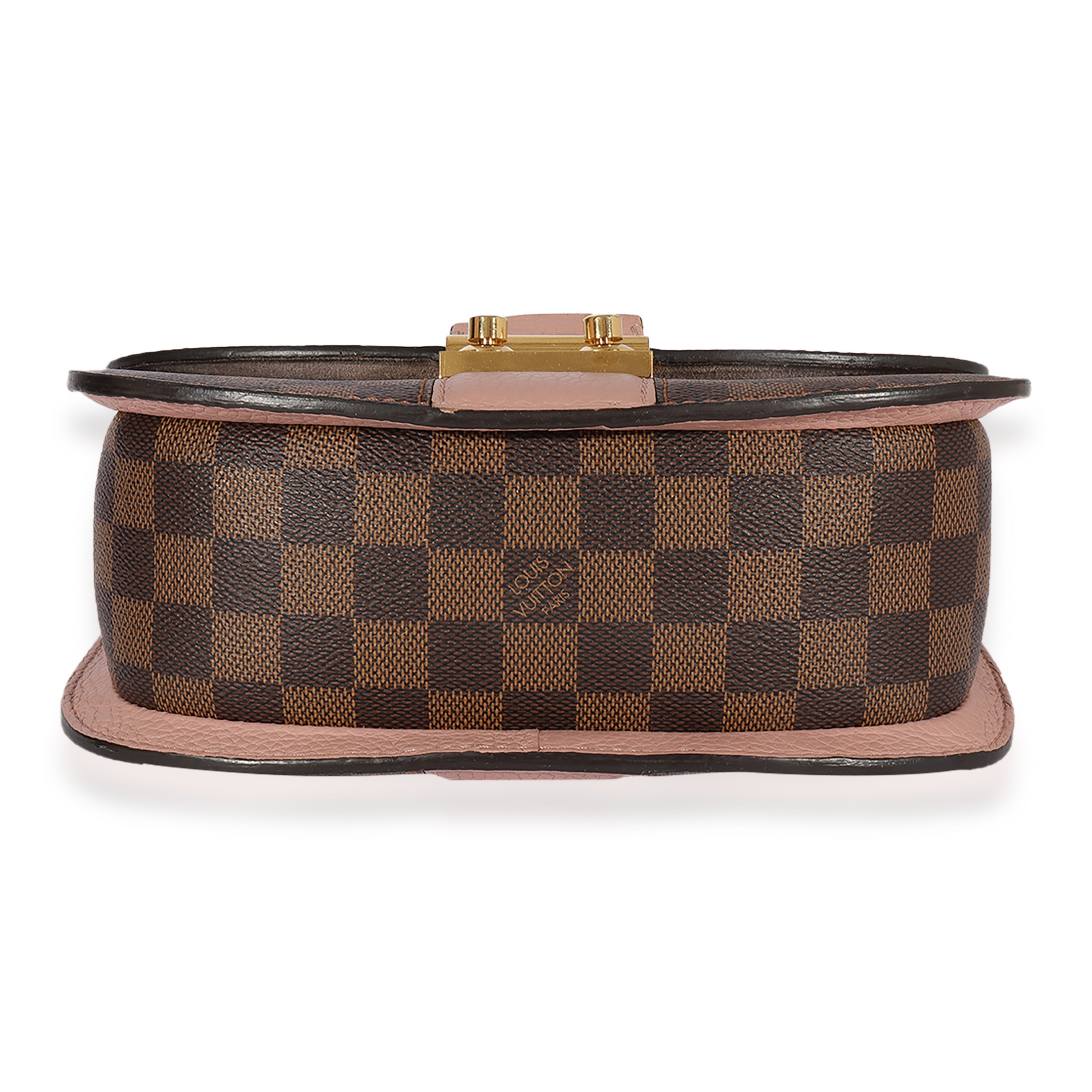 Louis Vuitton Louis Vuitton Damier Ebene & Magnolia Cuir Taurillon Wight Shoulder Bag
