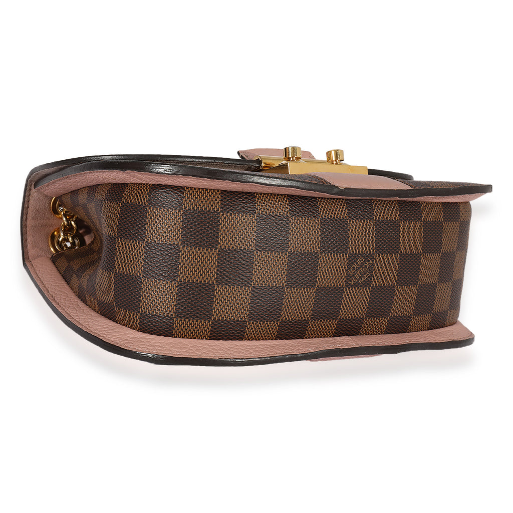 Louis Vuitton Louis Vuitton Damier Ebene & Magnolia Cuir Taurillon Wight Shoulder Bag