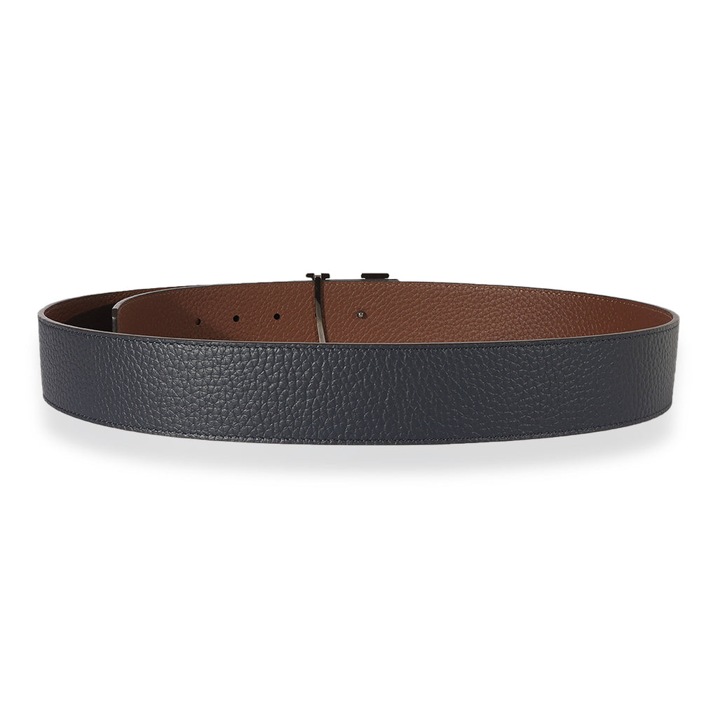 Louis Vuitton Louis Vuitton Black Leather Tilt Monogram Belt 44/90