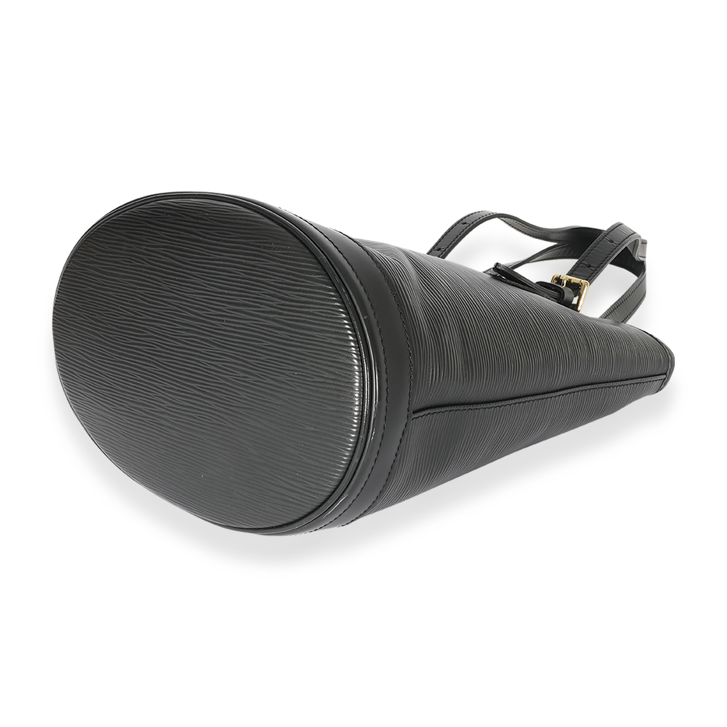 Louis Vuitton Louis Vuitton Black Epi Leather Petit Bucket Bag