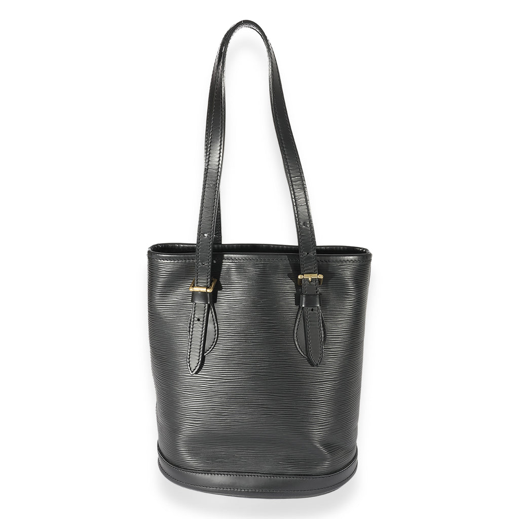 Louis Vuitton Louis Vuitton Black Epi Leather Petit Bucket Bag