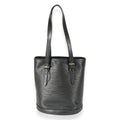 Louis Vuitton Louis Vuitton Black Epi Leather Petit Bucket Bag