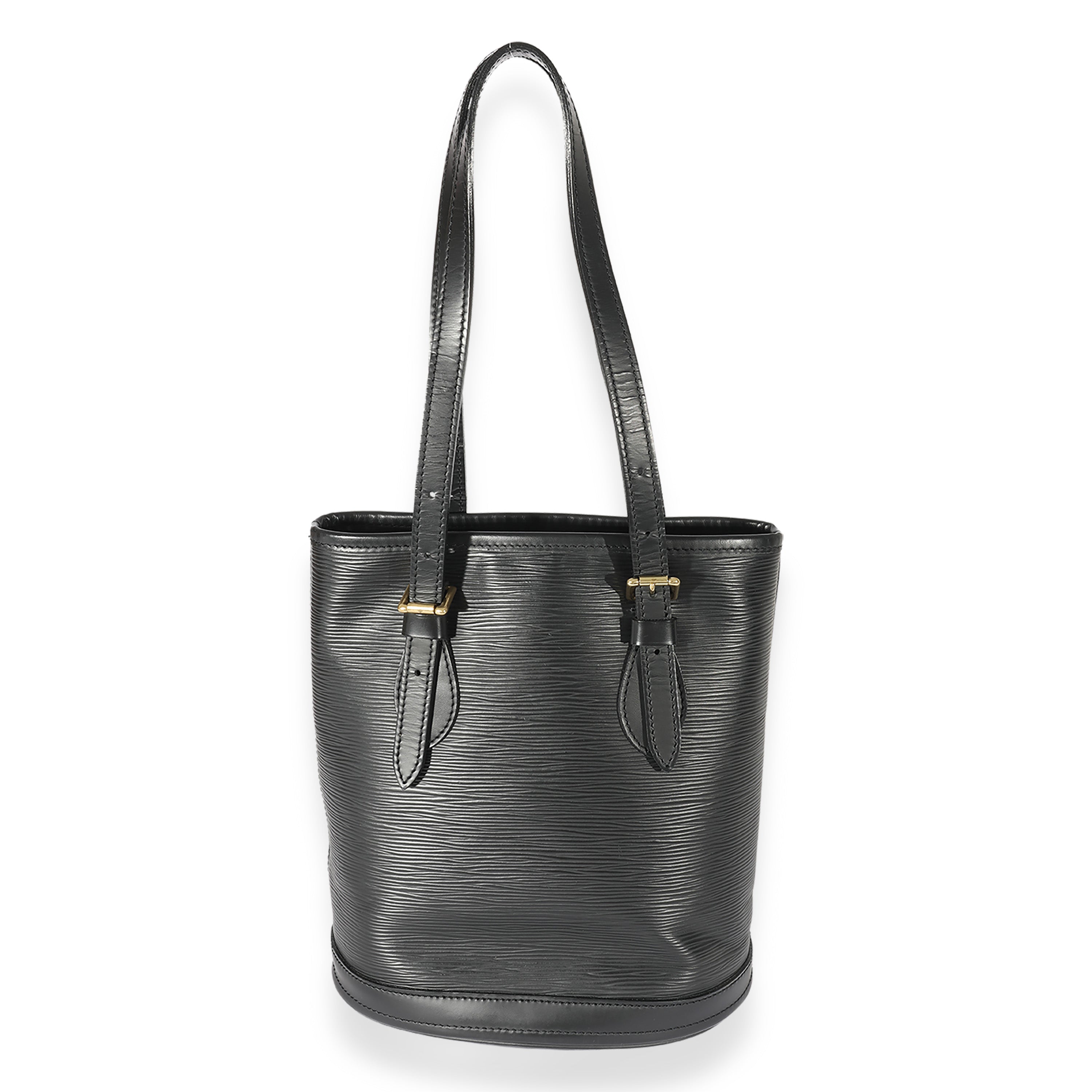 Louis Vuitton Louis Vuitton Black Epi Leather Petit Bucket Bag