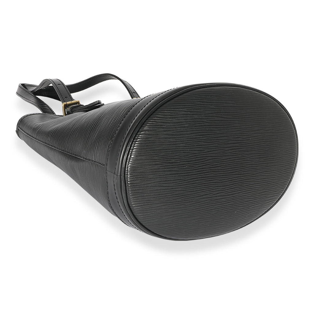 Louis Vuitton Louis Vuitton Black Epi Leather Petit Bucket Bag