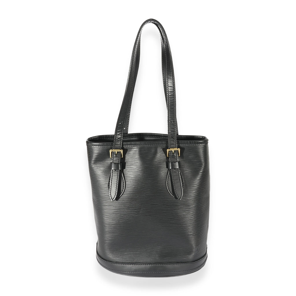 Louis Vuitton Louis Vuitton Black Epi Leather Petit Bucket Bag
