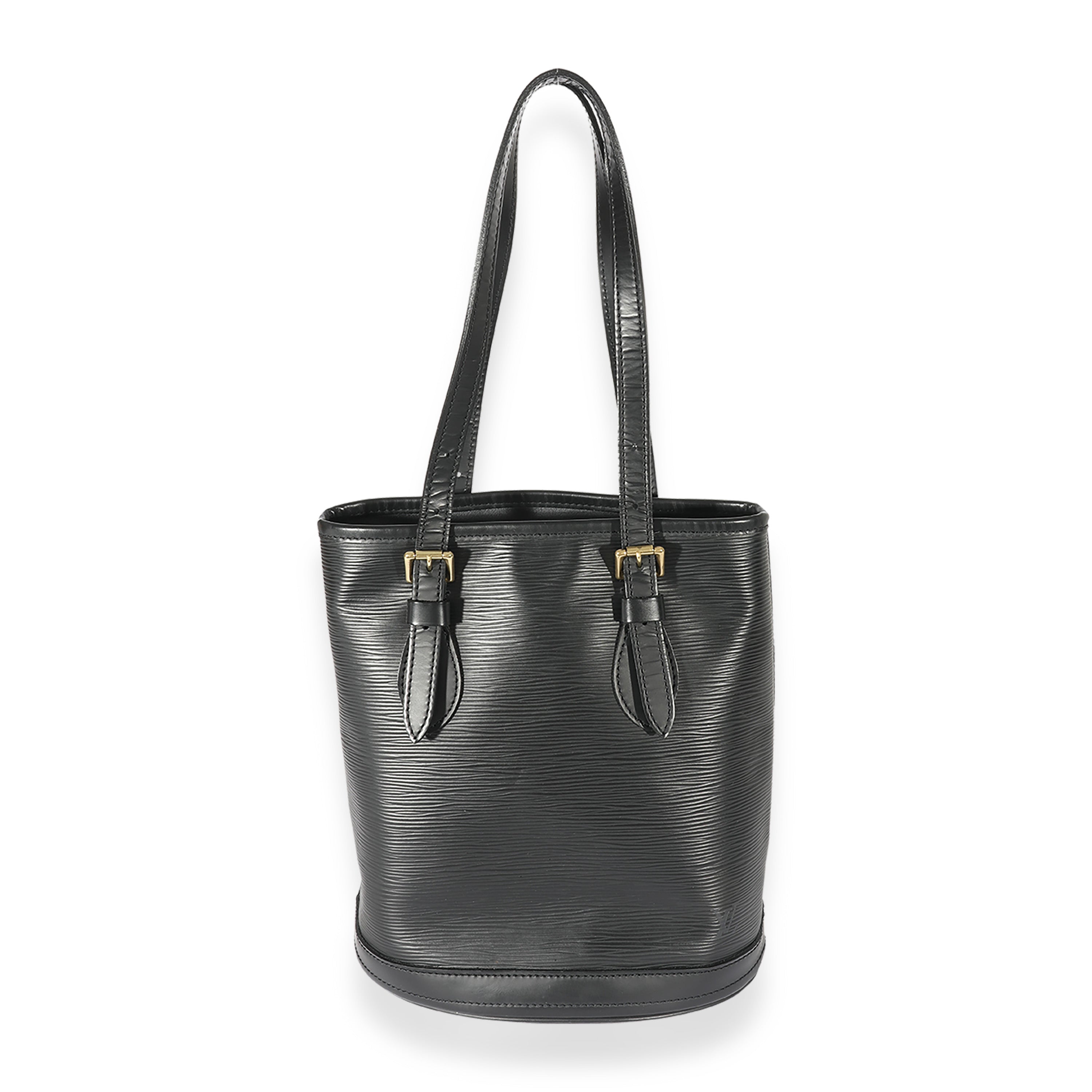 Louis Vuitton Louis Vuitton Black Epi Leather Petit Bucket Bag