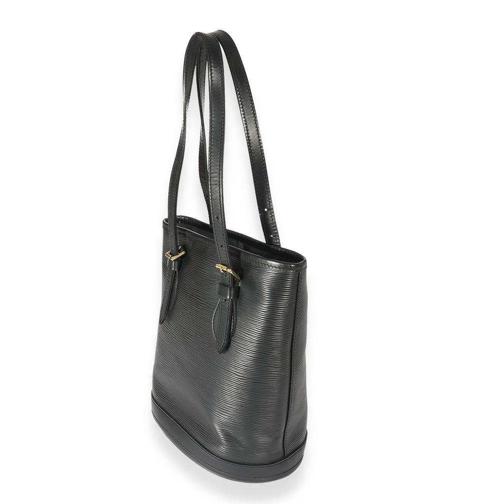 Louis Vuitton Louis Vuitton Black Epi Leather Petit Bucket Bag