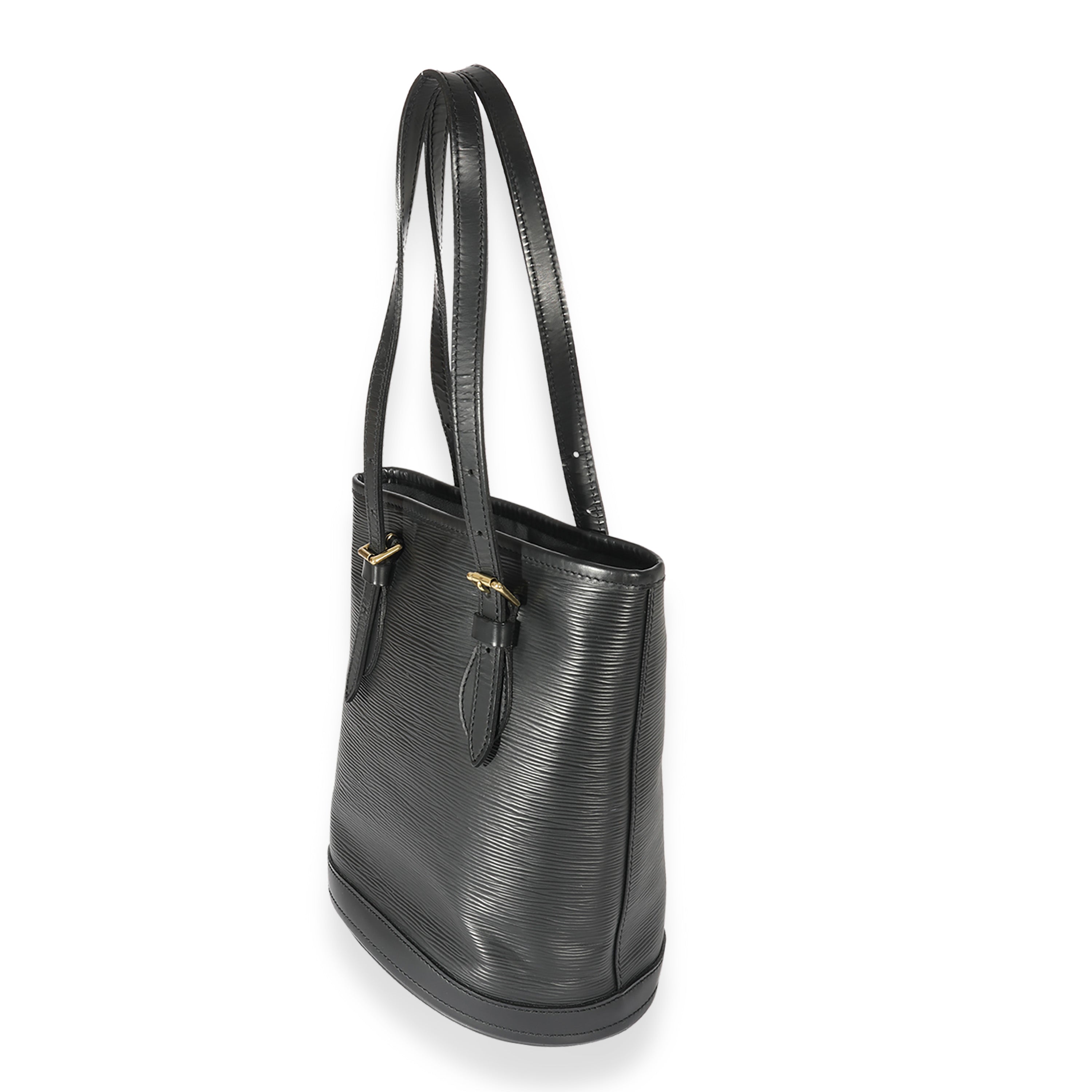 Louis Vuitton Louis Vuitton Black Epi Leather Petit Bucket Bag