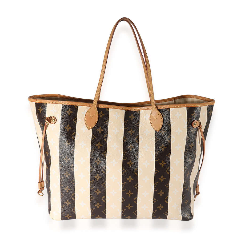 Louis Vuitton Louis Vuitton Monogram Canvas Rayures Neverfull GM
