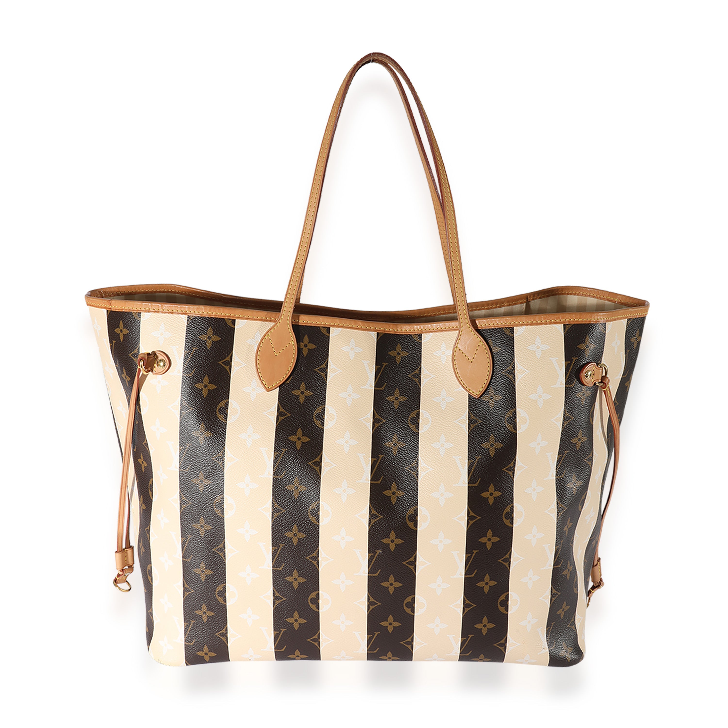 Louis Vuitton Louis Vuitton Monogram Canvas Rayures Neverfull GM
