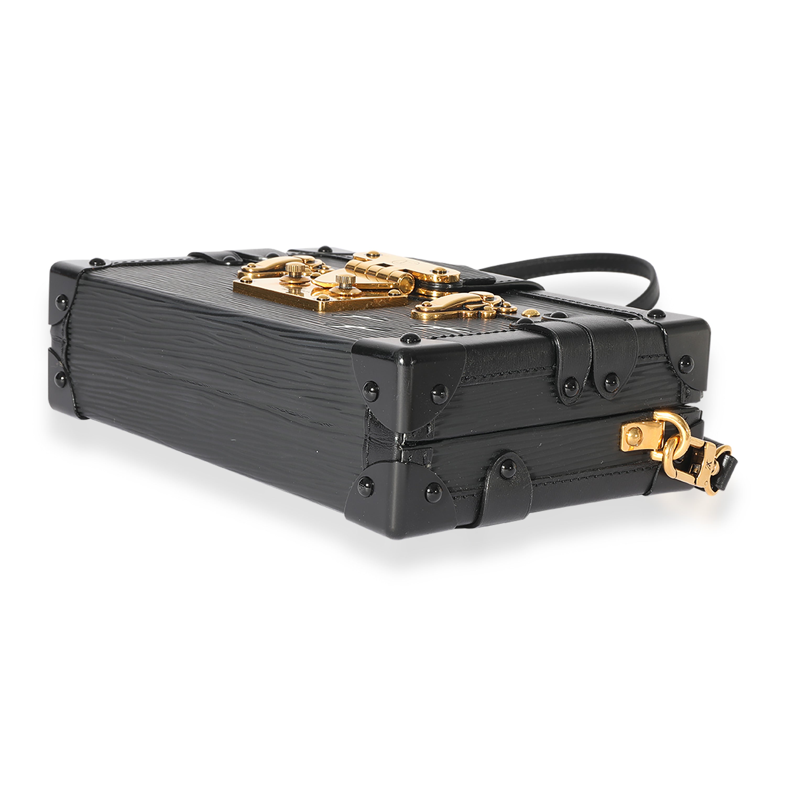 Louis Vuitton Louis Vuitton Black Epi Electric Petite Malle