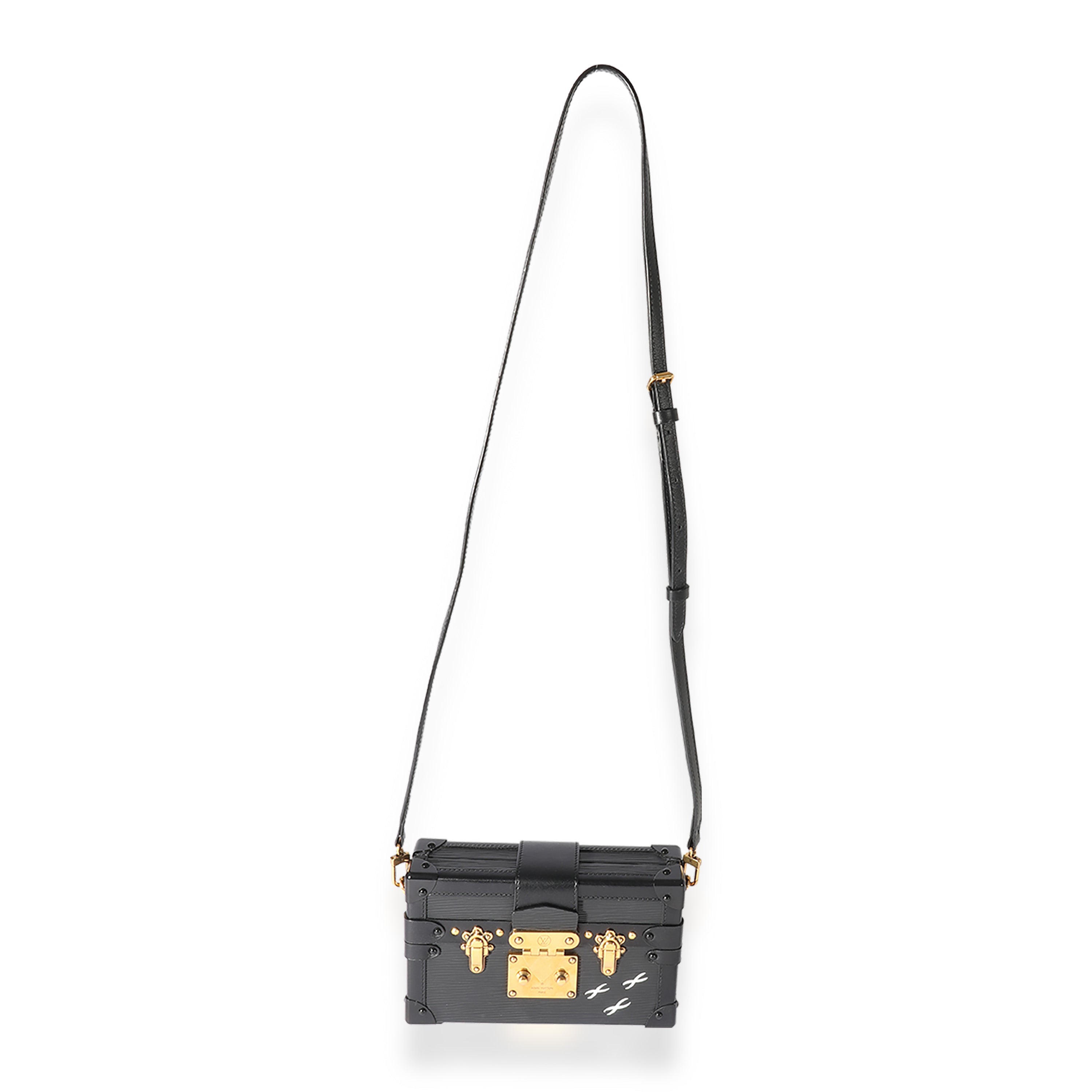 Louis Vuitton Louis Vuitton Black Epi Electric Petite Malle