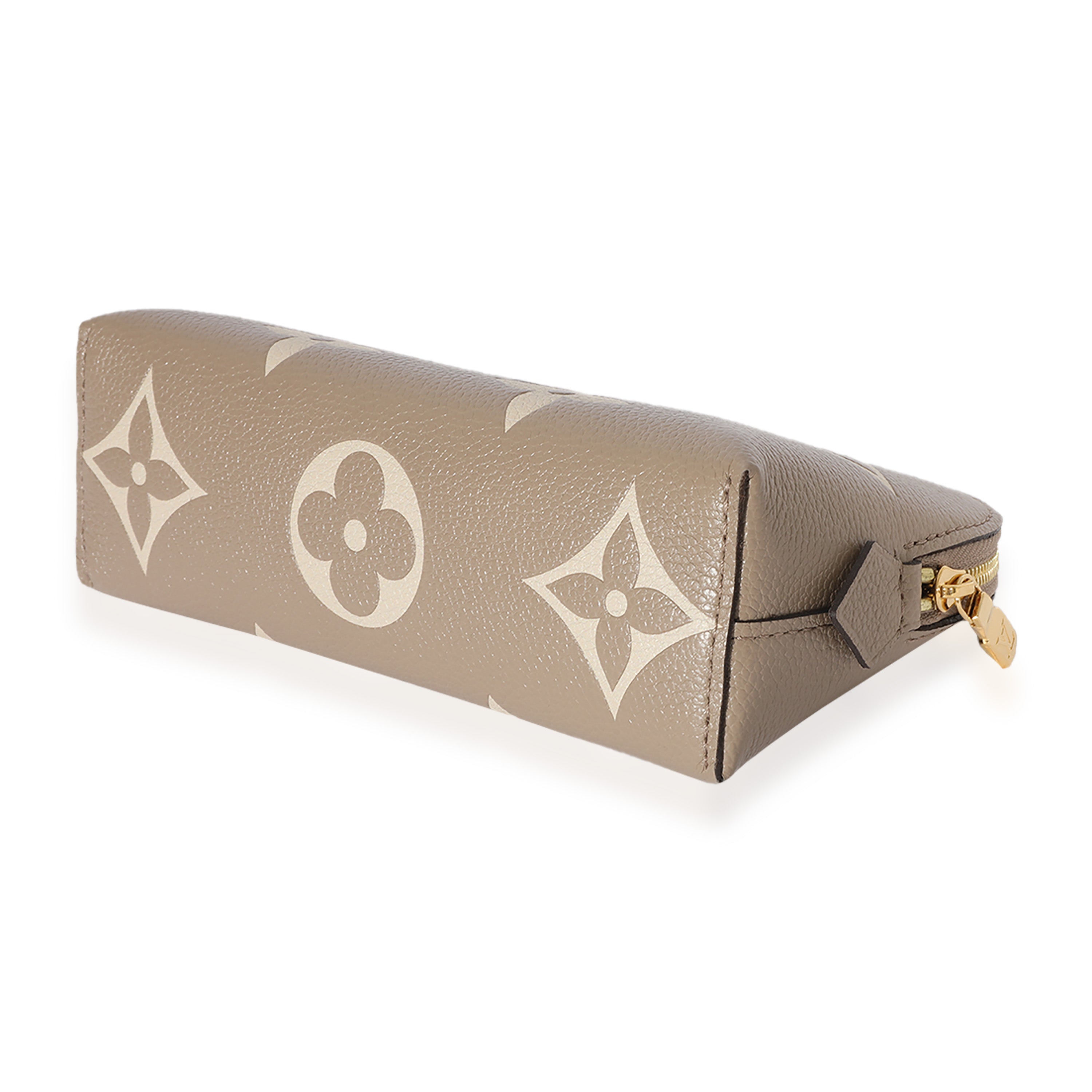 Louis Vuitton Louis Vuitton Cream Giant Monogram Pochette Cosmetique PM